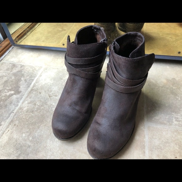 Belted Suede Ankle Boot - Picture 2 of 4